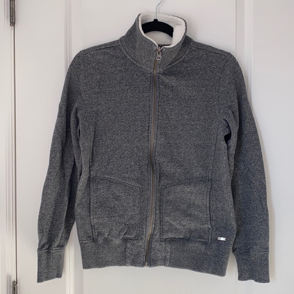 Roots grey zip up sweater - Picture 1 of 5